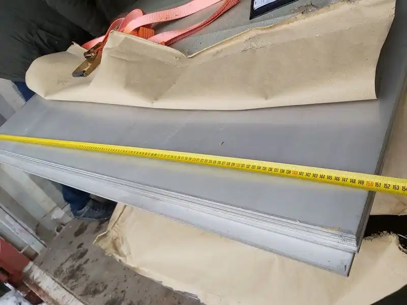 Quality inspection of steel plates